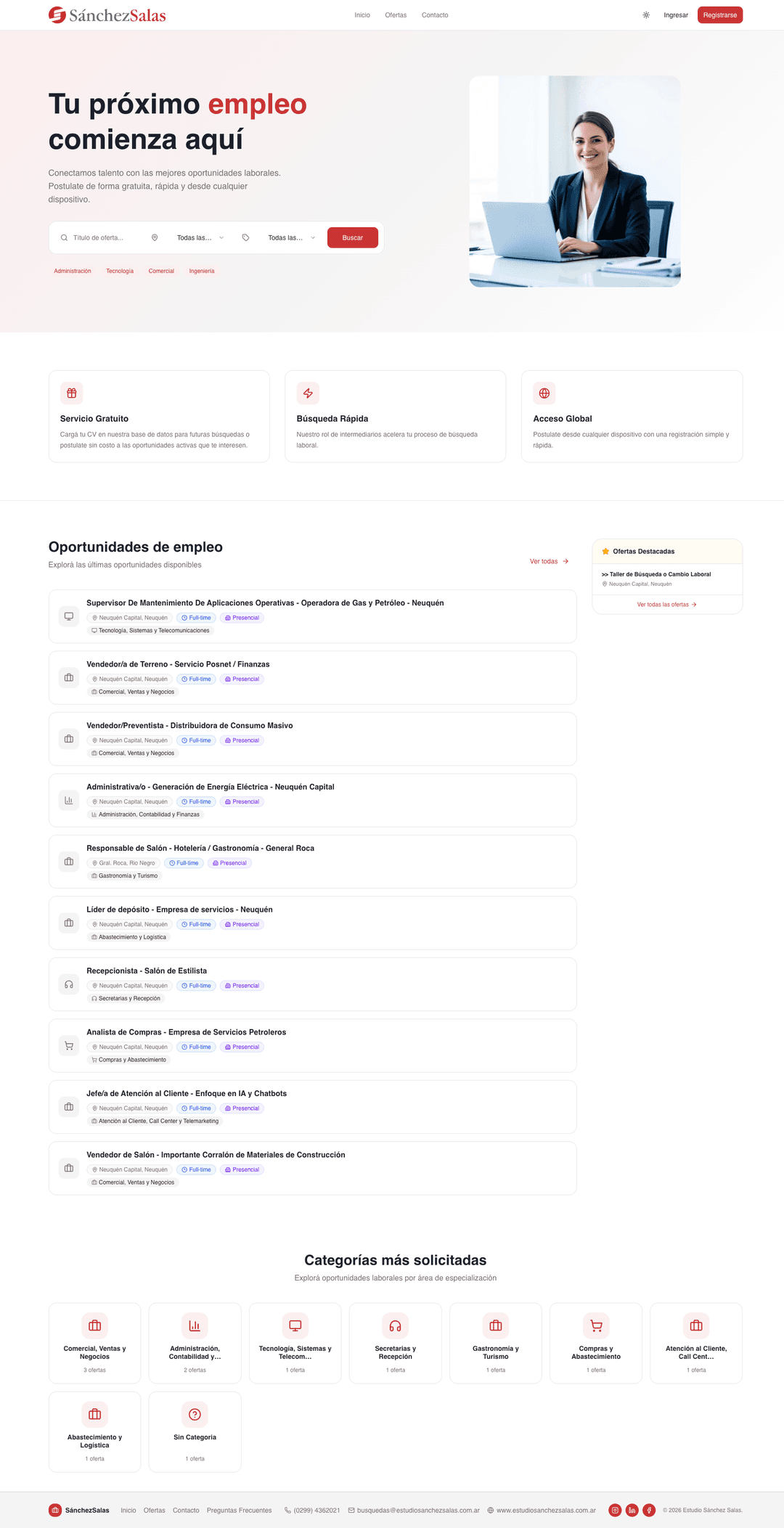 Screenshot of Recruitment Platform project